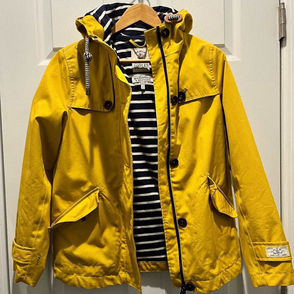 Yellow Joules Rain Coat, fully lined